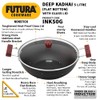 Hawkins Futura 5 Litre Deep Kadhai, Non Stick Kadai with