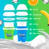 Slushy Cup (2 Pack) & Slushy Maker Portable Smoothie Slushie