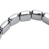 Terahertz Rectangle Bead Bracelet Energy Stone Fashion Unisex Terahertz Elastic