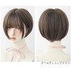 Full Wig Short Bangs 3D Gradient Hair Arrangement Neckline Volume