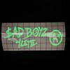 Sad boyz decal, sticker - Decal sticker: Regular white vinyl,