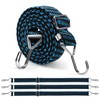 Newthinking 4 Pack Adjustable Bungee Cords with Hooks, Heavy Duty