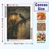 Gothic Crow Diamond Art Kits for Adults, Arts and Crafts