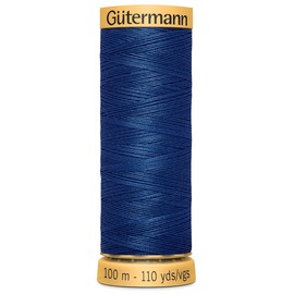 Gutermann 103C-6700 Thread Natural Cotton 110 Yards-Sapphire