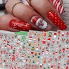 Christmas Nail Art Stickers Decals Santa Claus Nail Stickers 5Pcs