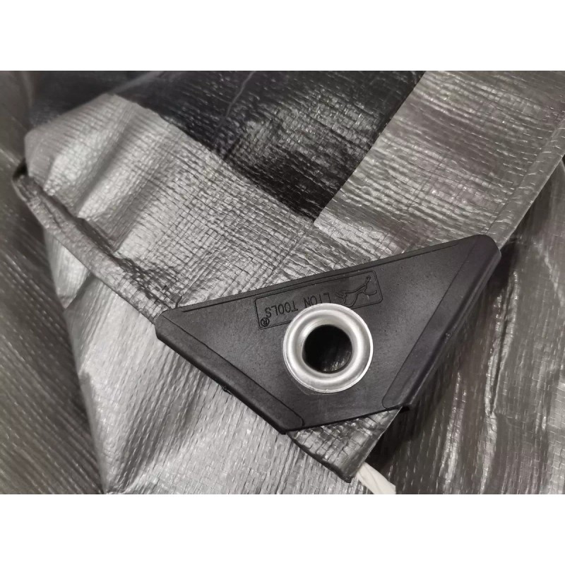 Lion Tools Lona De Uso Rudo Gris 4x6 Metros Multiusos