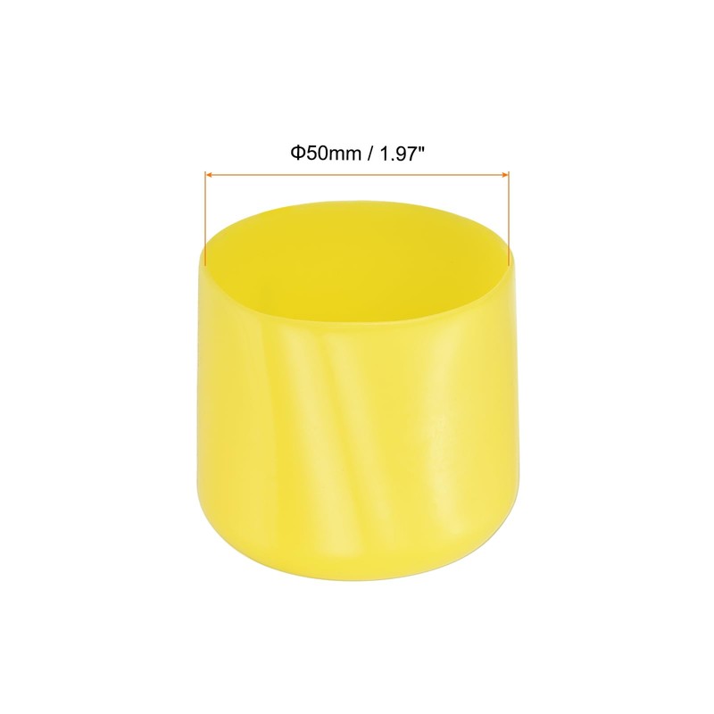 Rebower 4 Pack Screw Thread Protector Cover Rubber End Caps,