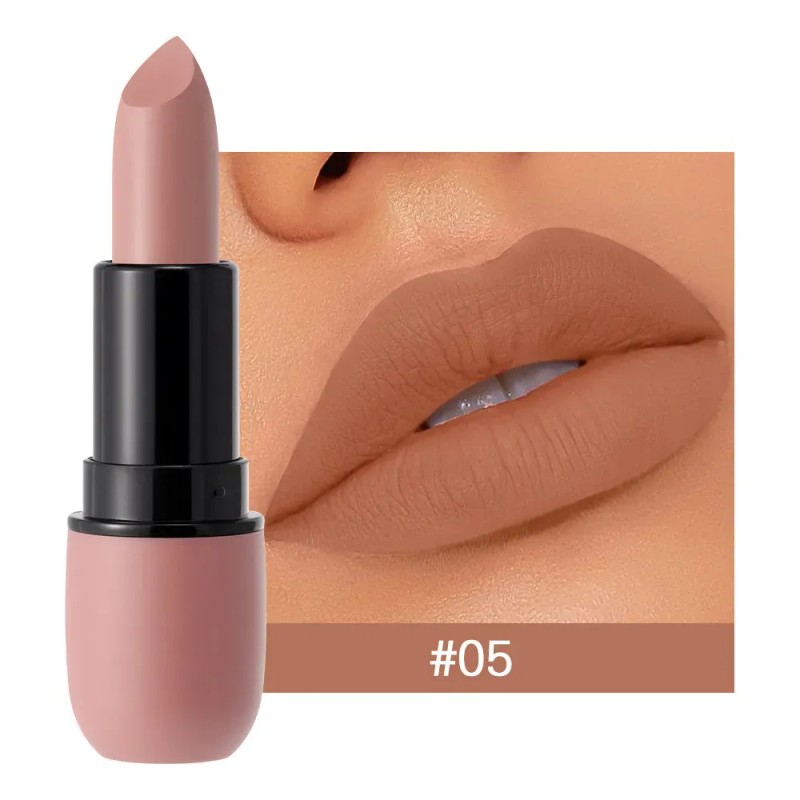 Labiales Mate 6pcs Waterproof Larga Duración Velvet Verde Oscuro