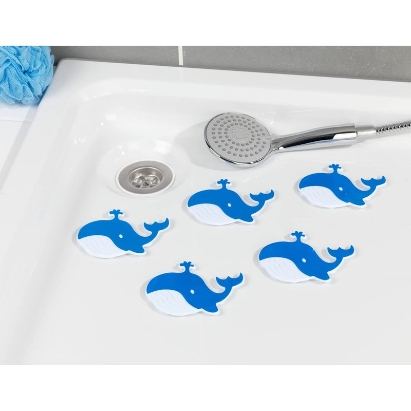 WENKO Non-Slip Stickers Whale Set of 5 - Set of