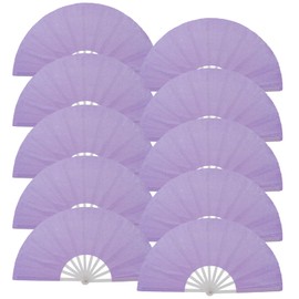 PinpinPony - Ventilador plegable de mano grande para hombres y mujeres, abanicos decorativos plegables, accesorios rave, utilizado para baile, fiestas, bodas, festivales de música, decoraciones