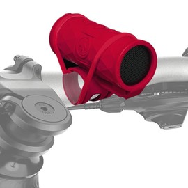 Outdoor Tech - Buckshot 2.0 Bluetooth Speaker, Red - Portable Speaker, Rugged Waterproof Wireless - Perfect for Biking, Boats, Camping, Hiking, Pool, Beach, Golf Cart