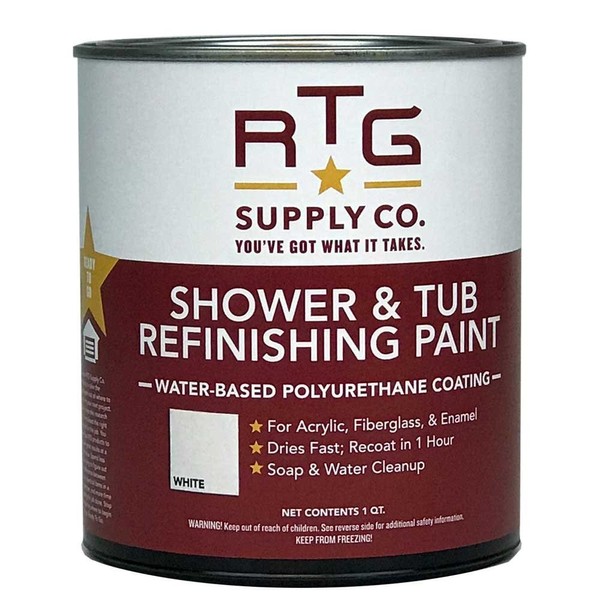 RTG Shower & Tub Refinishing Paint (White)