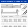 LONTAN 10 Pairs Soft Close Drawer Slides 12 Inch Drawer