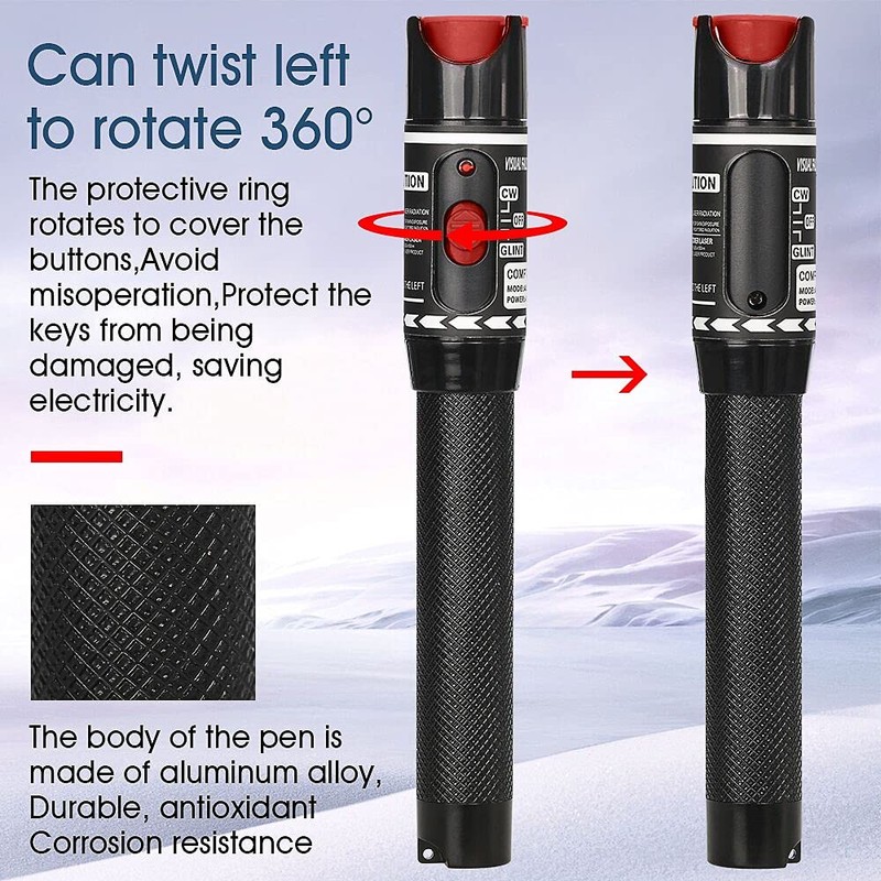 DAXGD 50mW Optical Fibre Tip Pen Optical Troubleshooter Cable Tester