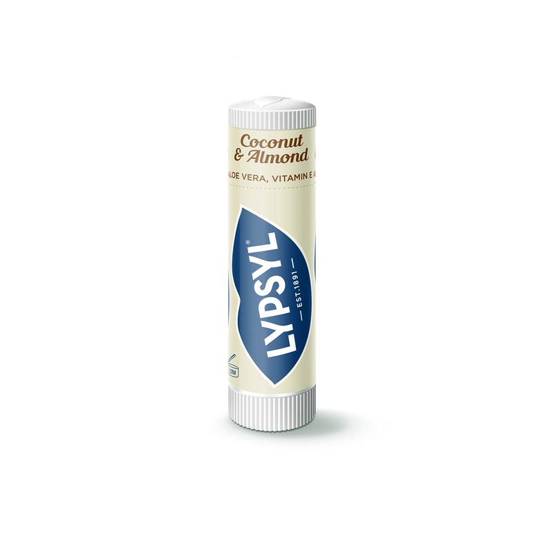 Lypsyl Sensual Lip Balm, Coconut and Almond - Pack of