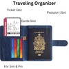 RedDeer Canada Passport Holder Wallet Premium PU Leather Travel Passport