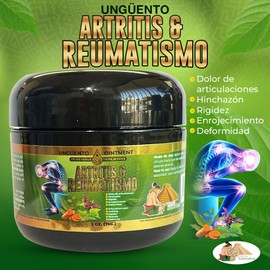 Tierra Naturaleza Unguento Artritis y Reumatismo Dolor de Articulaciones 2 Oz.