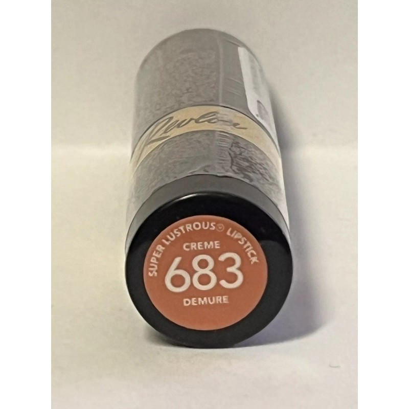 Revlon Super Lustrous Lipstick, Creme, 683 Demure, Sealed, 0.15 oz