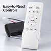 Universal 6-Speed DC Ceiling Fan Remote Control Kit with Receiver