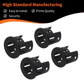 Aspaton 4X Parking Assist Sensor Mount Bracket Bezels Compatible with Ram 1500 2500 3500 5LS52TZZAA 2014-2019