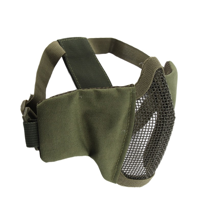 V10 Half Face Steel Mesh Breathable Protective Face Guard Competition