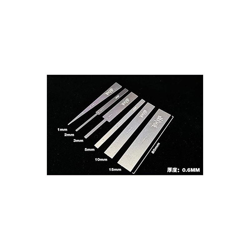 Gundam Military Model 6 in 1 Stainless Steel Sanding Rod