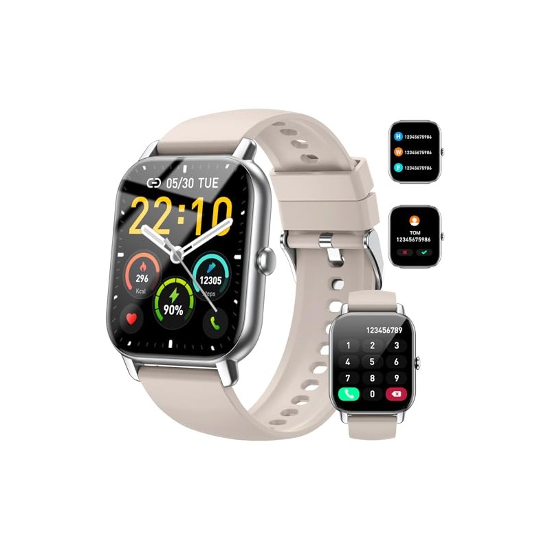 Donerton Smart Watch, Digital Wrist Watch with Fitness Tracking