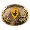 US Army 12th Cavalry Semper Paratus DUI Belt Buckle, Gold