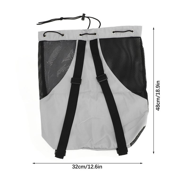 Mesh Beach Backpack Adjustable Shoulder Strap Lightweight Breathable Mesh and