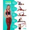 Stretching Strap with Loops - Non Elastic Stretch Band for