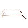 Calabria R754 Rectangle Metal Reading Glasses +2.00 Gold Men Designer