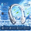 Wearable Neck Fan for Hands-Free Cooling – 8000mAh Rechargeable Design