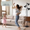 LIGHTACCENTS Black Tree Floor Lamp with 3 Adjustable Lights –
