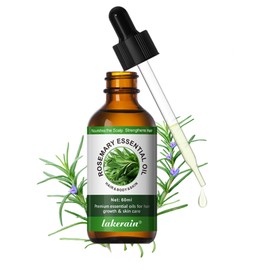 Rosemary Oil For Hair Growth, Mint Scalp & Hair Strengthening for All Hair Types, Rosemary Essential Oil for Eyelashs, Eyebrows, Skin, Body Massage