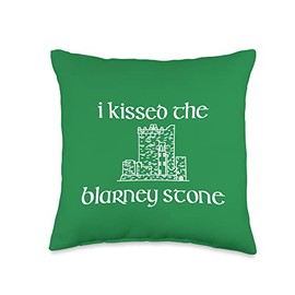 I Kissed The Blarney Stone Ireland Blarney Castle Co Cork Throw Pillow