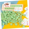 Kisangel 1 Set Wooden Number and Alphabet Puzzle Educational for