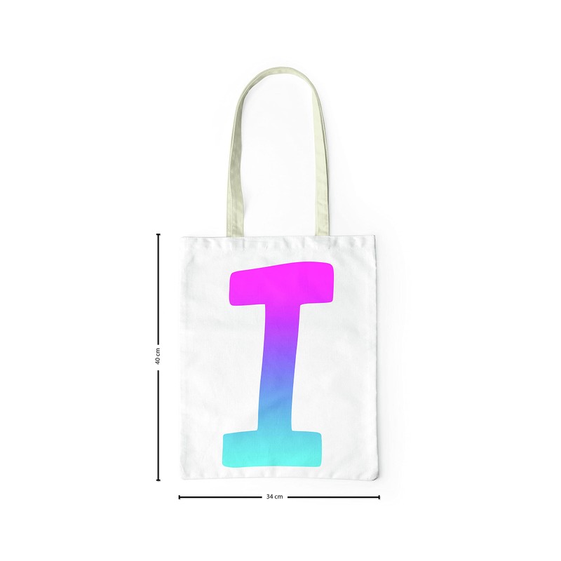 Le Jardin du Lin Bedruckte Einkaufstasche, Tasche, Faltbar, Stofftasche mit