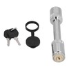 Barbell-Style Hitch Pin Anti-Theft Tow Receiver Locking Coupler with 2