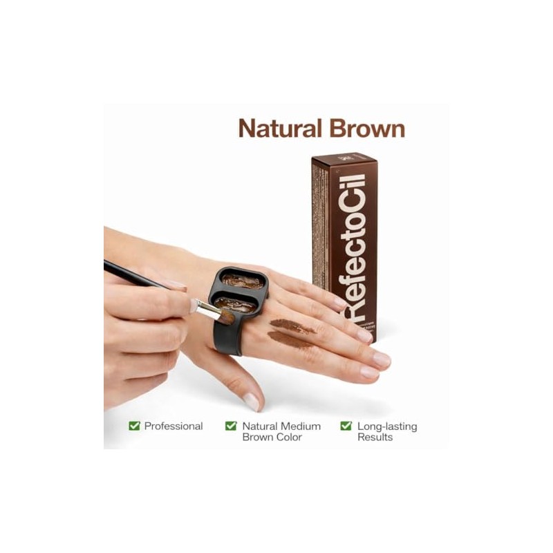 RafectoCil Cream Hair Dye - 3 Natural Brown 15ml