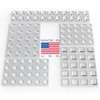 GorillaGrit Clear Adhesive Bumper Pads Combo Pack - 106 Pieces