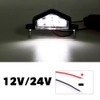 LED License Lamp License Plate Light 6 Row SMD License