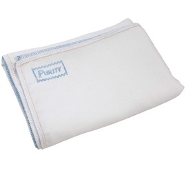 Purity Adult Flat Cloth Diapers by LeakMaster - Soft, Absorbent & Durable 100% Cotton Gauze Weave Fabric - X-Large Size 44x44 Inches - 2 Layered