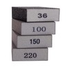 Sanding sponges 4 Grits(36-100-150-220),Sanding Blocks,Sand Paper Sandpaper for Walls,Wet and