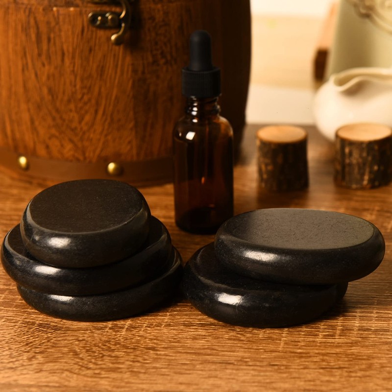 June Fox Hot Stones for Massage 4 Large and 2