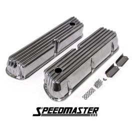 Speedmaster Small Block Ford 289 302 351 Windsor Nostalgic Finned Valve Covers