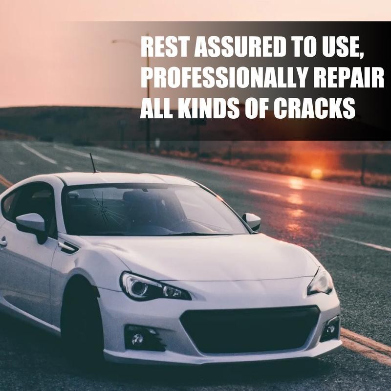 "Car Windshield Crack Repair Kit – Advanced Glass Repair Fluid