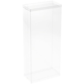 DollSafe Clear Folding Display Box for Extra Large 11-12.5 inch Dolls and Action Figures, 6" W x 3" D x 13" H, Pack of 10