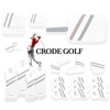 CRODE Golf Rangefinder Leather Case and Tee Holder with Ball