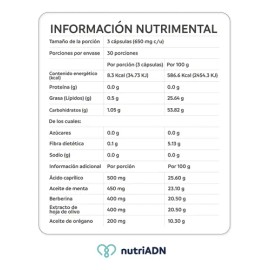 Suplemento Intestinal 90 Cápsulas Gutsupport Ácido Caprílico