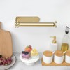 theaoo Paper Towel Holder Under Cabinet, One-Hand Tear, Wall Mount,
